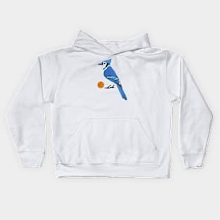 Basketball Blue Jay Kids Hoodie